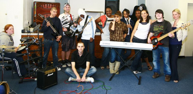 One of the Music Academy bands